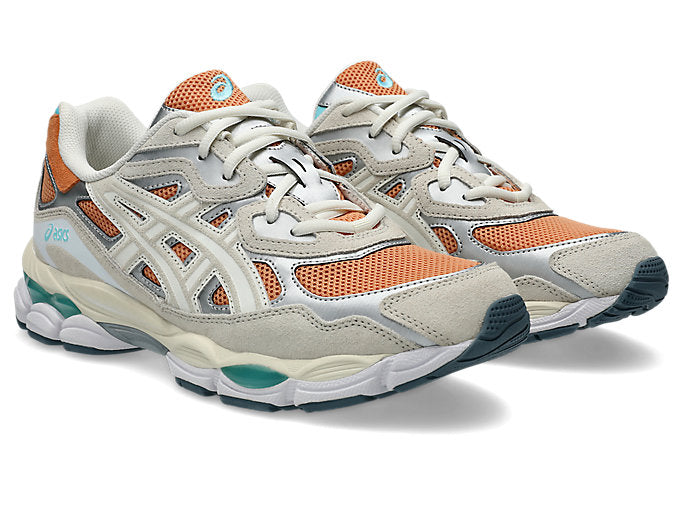 GEL-NYC - - Bege com–Laranja Neon