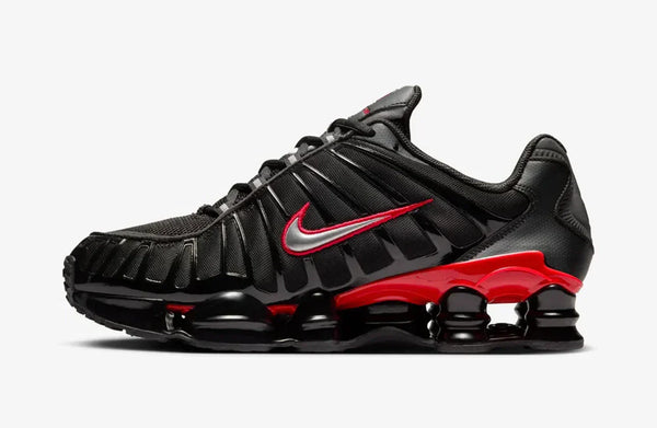 Shox TL - Preto Universitrio–Vermelho Vibrante