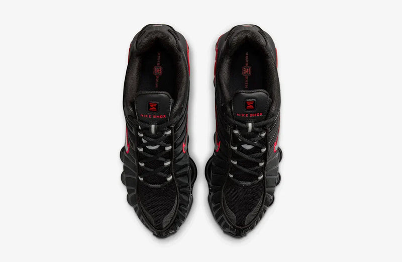 Shox TL - Preto Universitrio–Vermelho Vibrante