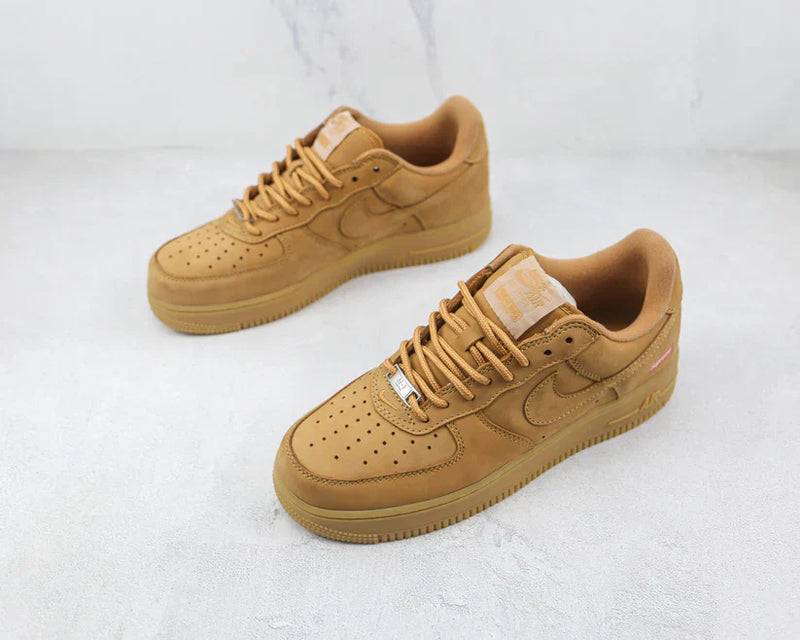 Nike Air Force 1 Low SP Supreme Wheat–Clássico