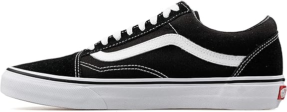 Old Skool Black White Modelo antigo–Clássico