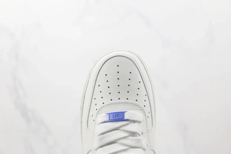 Nike Air Force 1 82 Double Swoosh White Mdium Blue–Premium