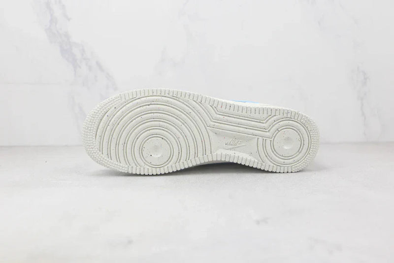 Nike Air Force 1 82 Double Swoosh White Mdium Blue–Premium