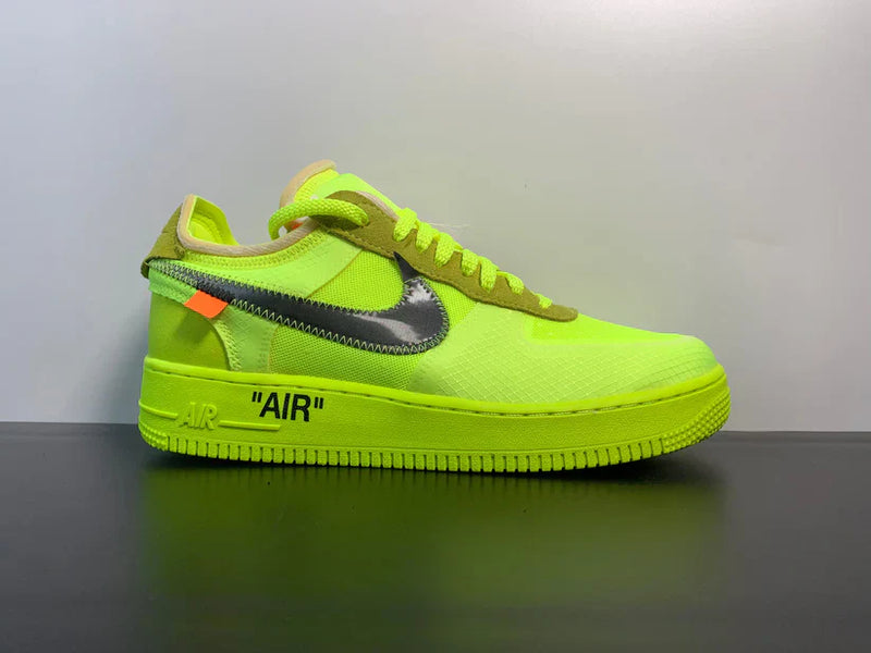 Nike Air force 1 Low Off White Volt–Clássico