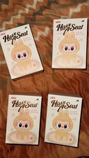 Pelcia Labubu Bear Labubu Pop Mart Pequeno Pelcia Amarela–Elegante