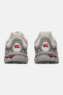 GEL-NYC - - Cinza com–Vermelho Vibrante