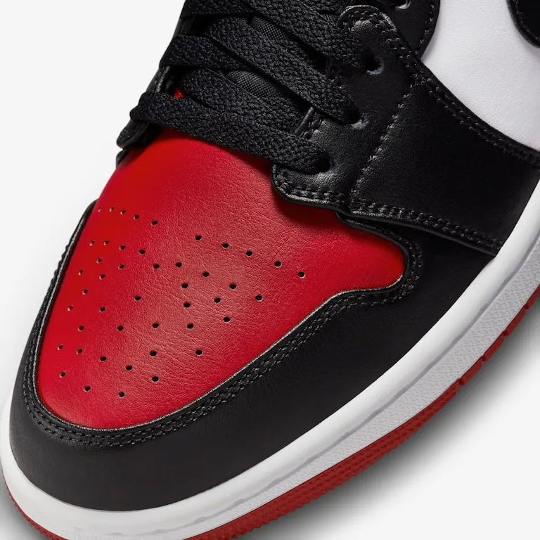 Air Jordan 1 Low Bred Toe 20–Confortável