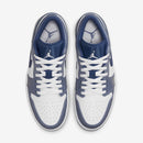 Air Jordan 1 Low Mystic Navy–Elegante