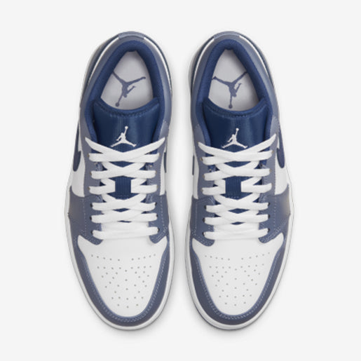 Air Jordan 1 Low Mystic Navy–Elegante