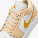 Air Jordan 1 Low Pale Vanilla White Yellow Ochre–Confortável