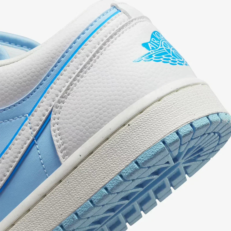 Air Jordan 1 Low Reverse Ice Blue–Confortável