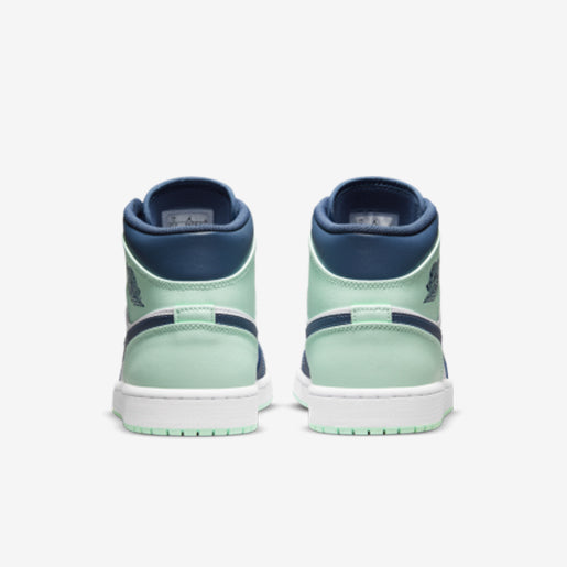 Air Jordan 1 Mid Blue Mint–Clássico