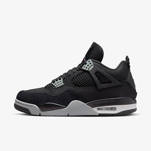 Air Jordan 4 Black Canvas–Premium