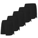 KIT 5 SHORTS DE CORRIDA PRETO–Preto Black
