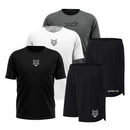 KIT 5 PEAS DRY FIT 3 CAMISETAS 2 BERMUDAS–Premium