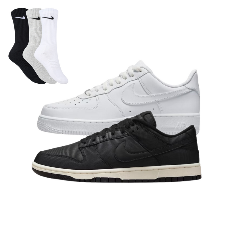 Clssico Shadow Dunk Low Pro 3 Meias–Premium