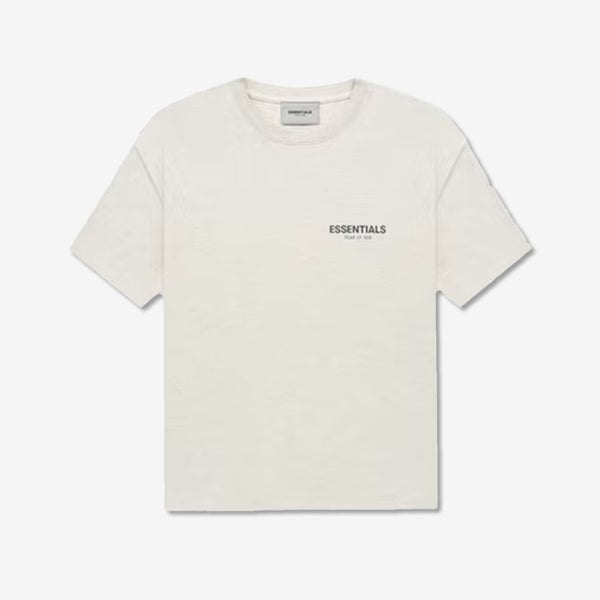 Camiseta Fear Of God Essentials Light Heather Oatmeal–Clássico