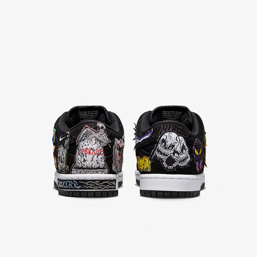 Neckface x SB Dunk Low Black–Elegante