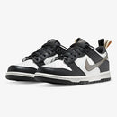 Dunk Low BlackWhite Metallic–Confortável