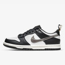 Dunk Low BlackWhite Metallic–Confortável