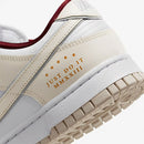 Dunk Low Just Do It White Phantom–Elegante