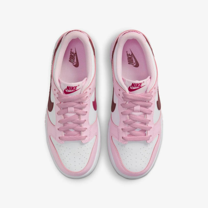 Dunk Low Pink Red White–Premium