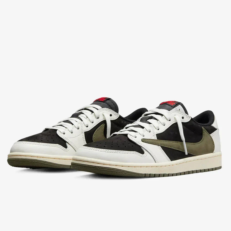 Travis Scott x Air Jordan 1 Low Olive–Confortável
